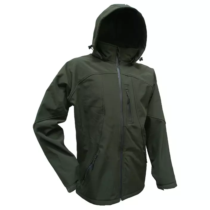 Lyngsoe ​softshell jacket, Green, large image number 0