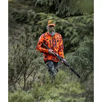 Northern Hunting Franke reversible fleece jacket, Green/Blaze Camouflage