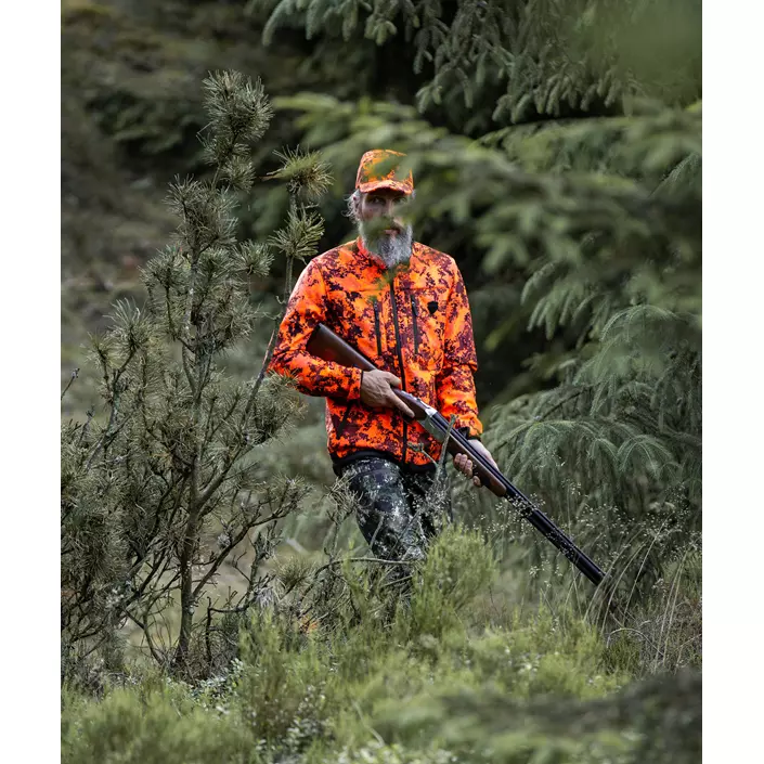 Northern Hunting Franke reversible fleece jacket, Green/Blaze Camouflage, large image number 1