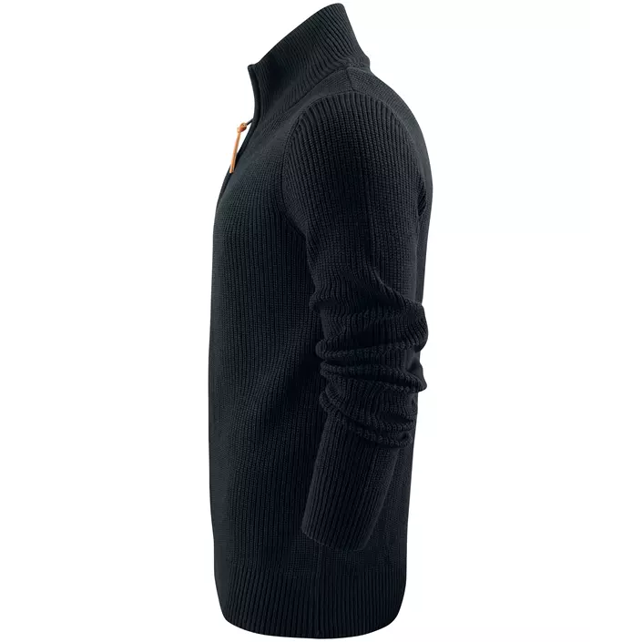 James Harvest Flatwillow knitted pullover, Black, large image number 3