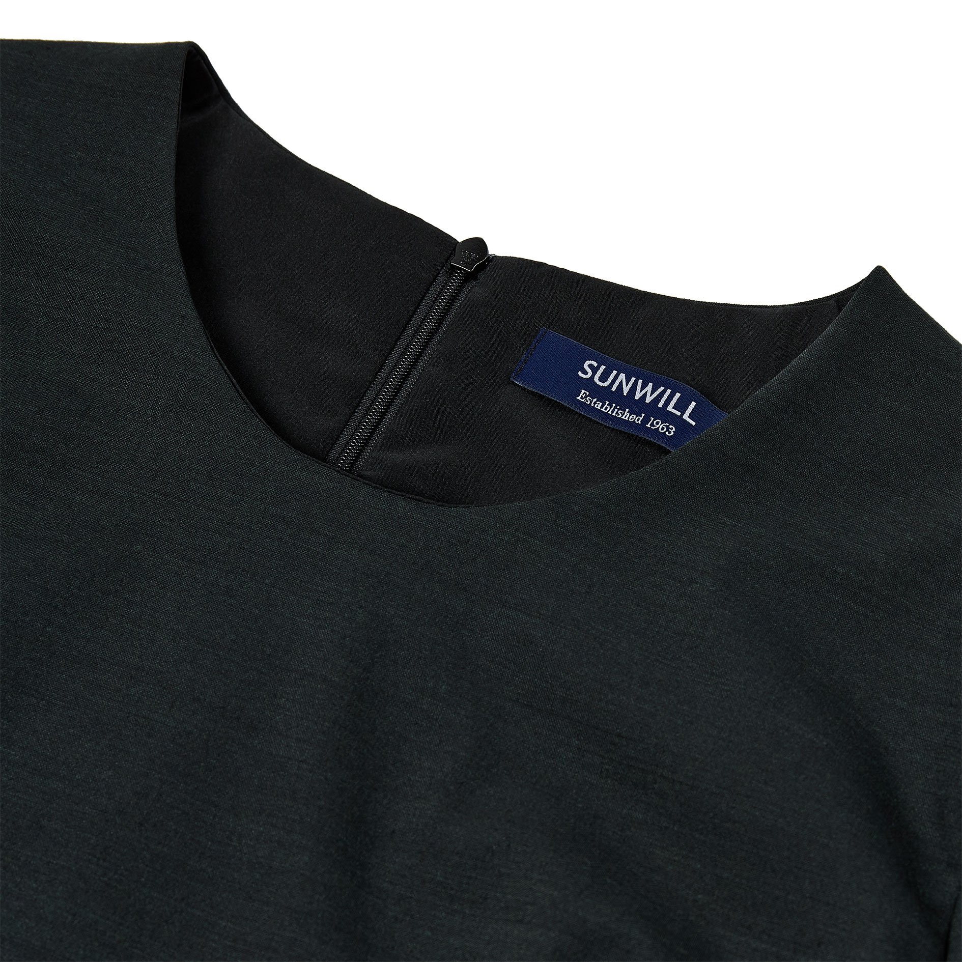 Sunwill Super Stretch Regular fit dress with wool, Green, large image number 3