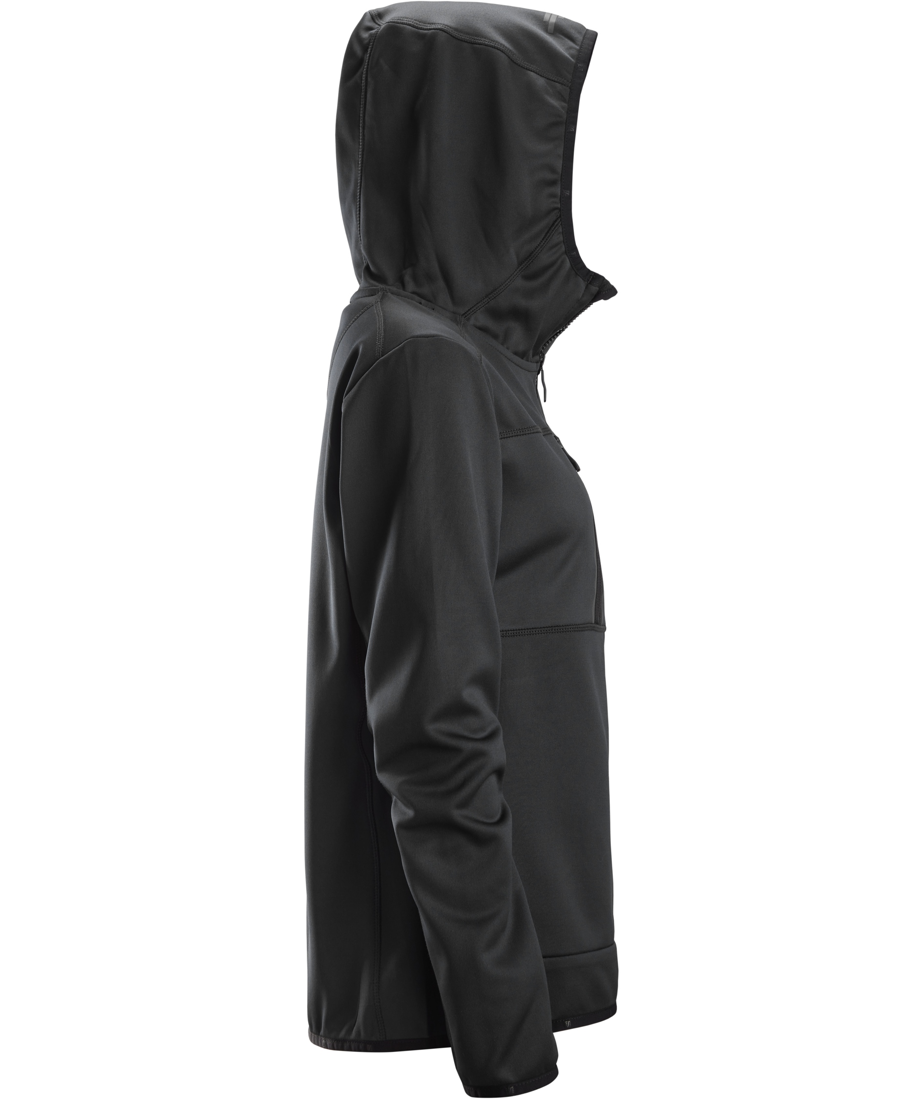 Snickers AllroundWork women's fleece hoodie 8057, Black, large image number 2
