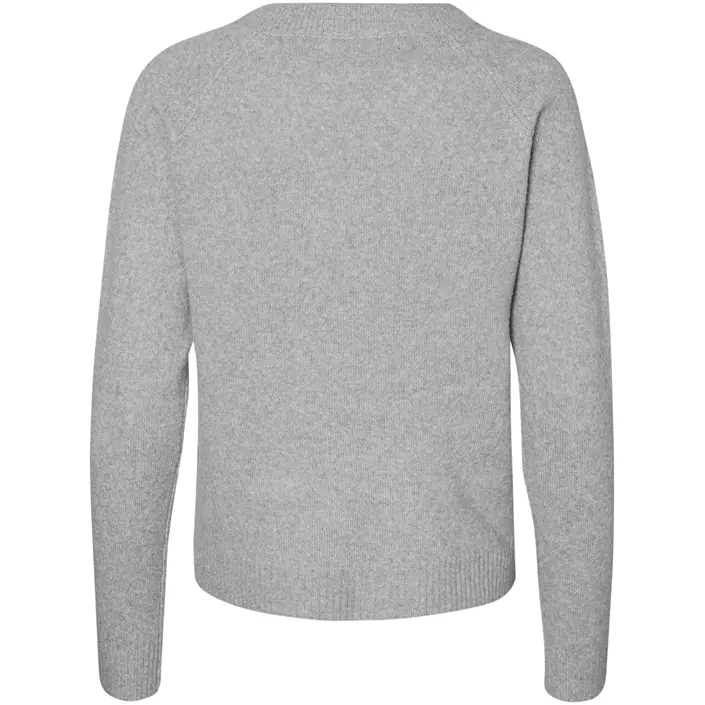 Vero Moda VMDOFFY stickad tröja dam, Light Grey Melange, large image number 2
