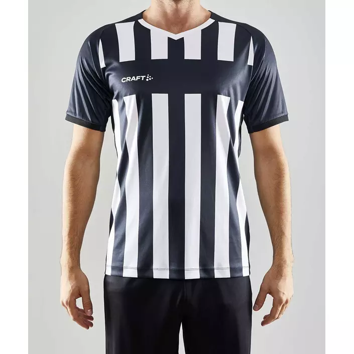 Craft Progress 2.0 Stripe Jersey T-shirt, Black/White, large image number 1