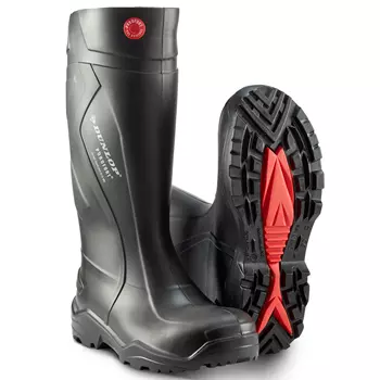 Dunlop Purofort+ safety rubber boots S5, Black