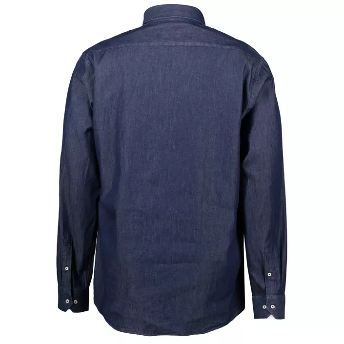 Seven Seas modern fit skjorte denim, Indigoblå, large image number 1