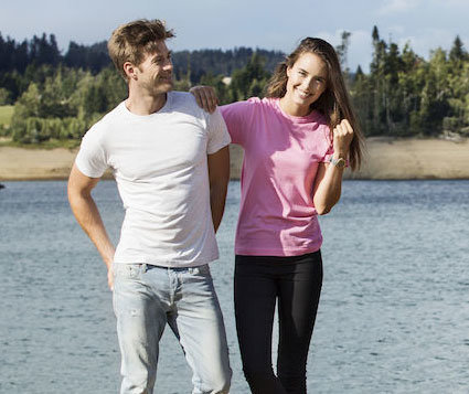 Clique Basic dame T-shirt, Pink, large image number 5