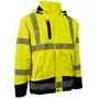 Lyngsøe stretch shell jacket, Hi-vis Yellow/Black