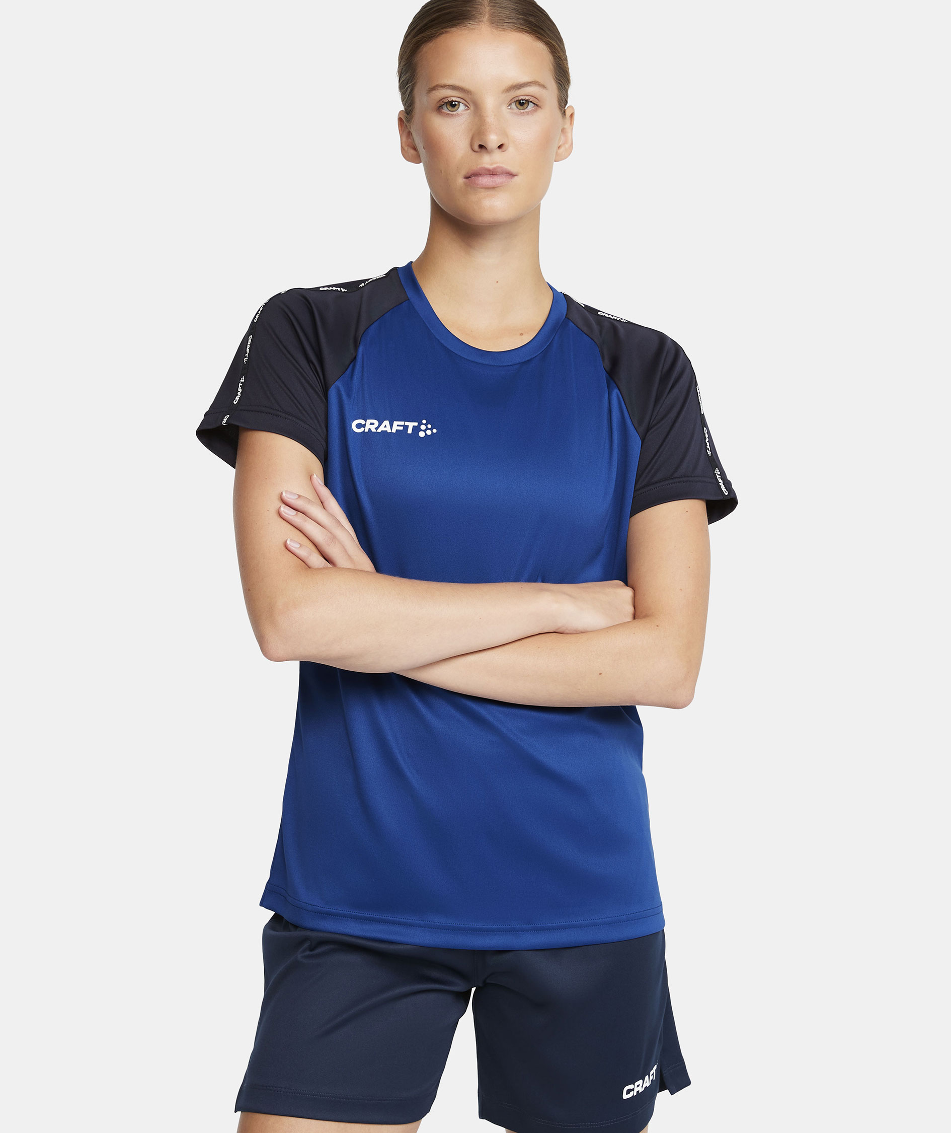 Craft Squad 2.0 Contrast women's t-shirt, Club Cobolt-Navy, large image number 4