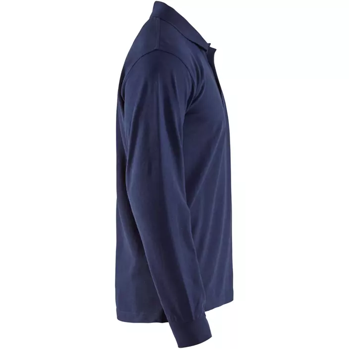 Blåkläder långärmad pikétröja, Marin, large image number 2
