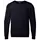 Clipper Milan stickad tröja med merinoull, Dark navy, Dark navy, swatch