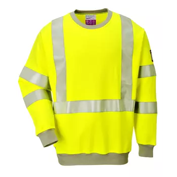 Portwest FR sweatshirt, Hi-Vis Yellow
