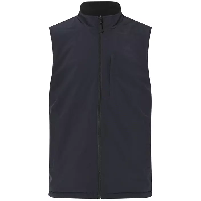 Clipper Paisley vendbar vatteret vest, Navy Night Sky, large image number 1