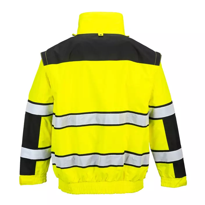Portwest 3-i-1 pilotjacka, Gul/Svart, large image number 1
