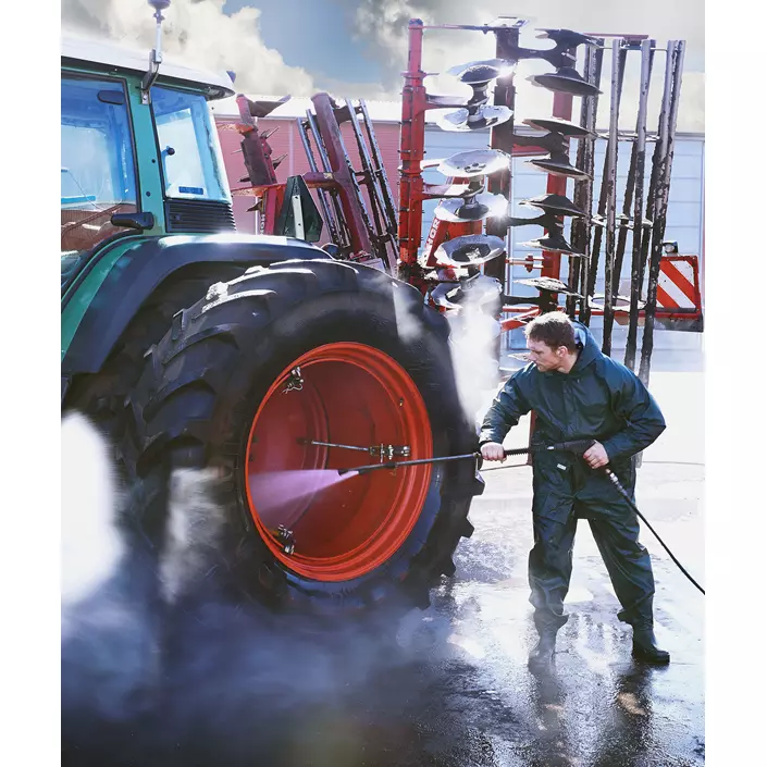 Lyngsøe PU regnjacka, Grön, large image number 1