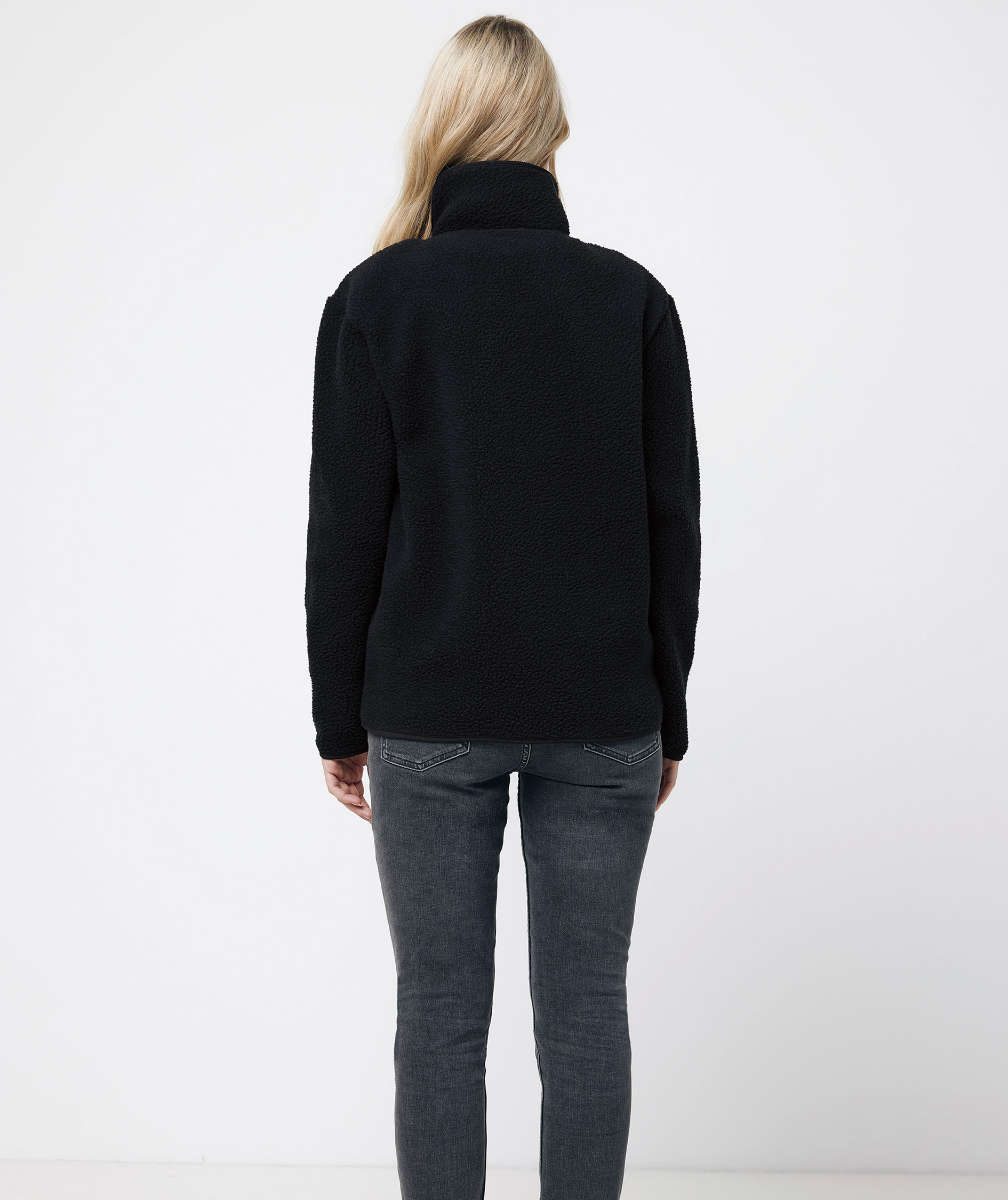 Iqoniq Diran pile fleece jacket, Black, large image number 11