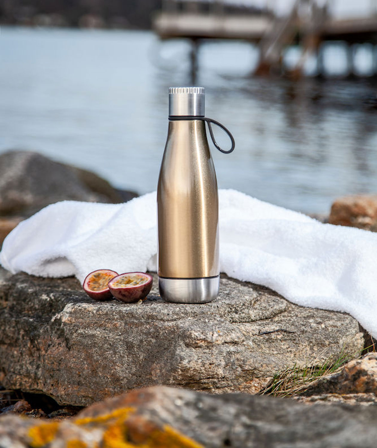 Lord Nelson steel bottle 0,45 L, Champagne