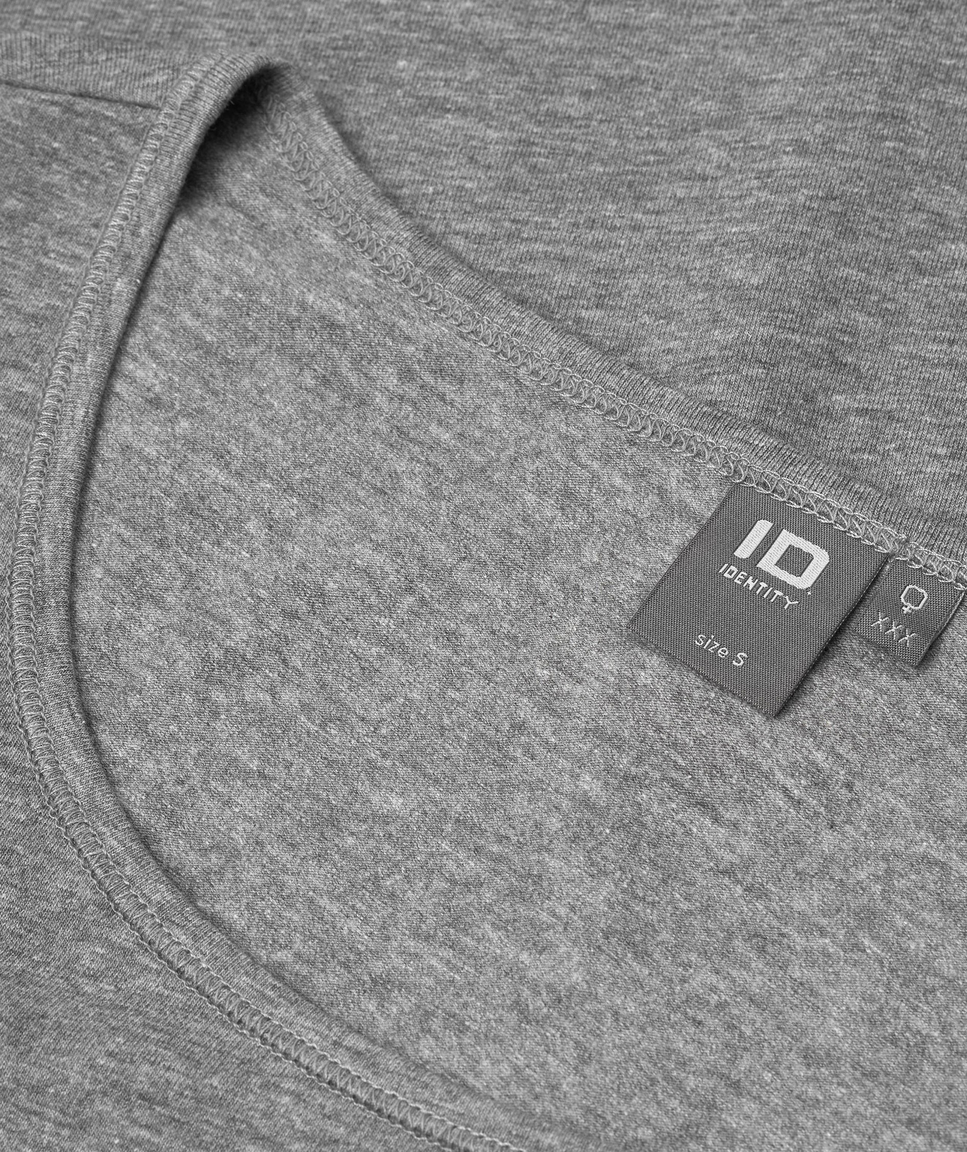 ID 3/4 sleeved women's stretch T-shirt, Grey Melange, large image number 3