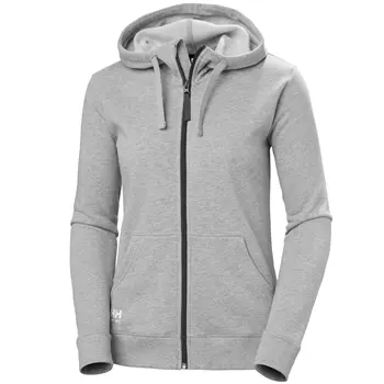 Helly Hansen Classic women's hoodie with zipper, Grey melange