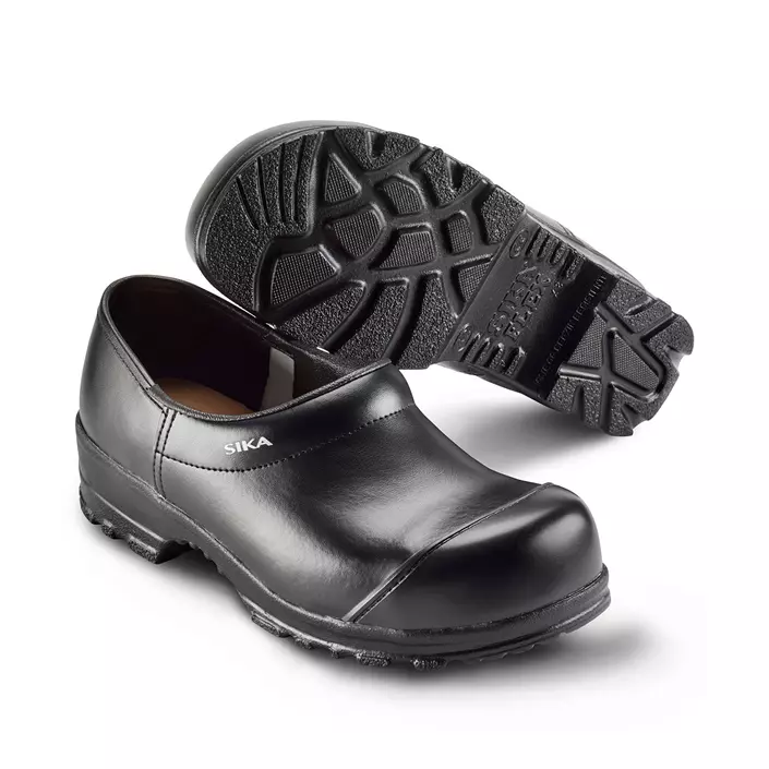 Sika Flex LBS safety clogs with heel cover S2, Black, large image number 0