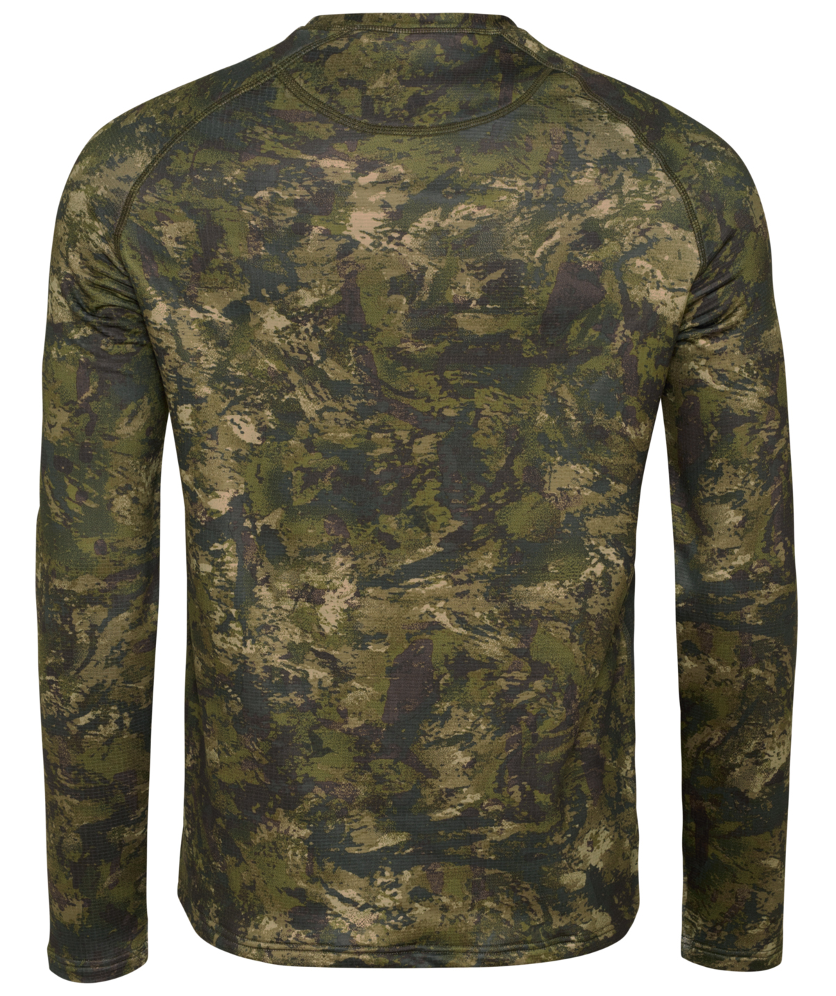 Seeland Active Camo l&aring;ng&auml;rmad T-shirt, InVis Green, large image number 1