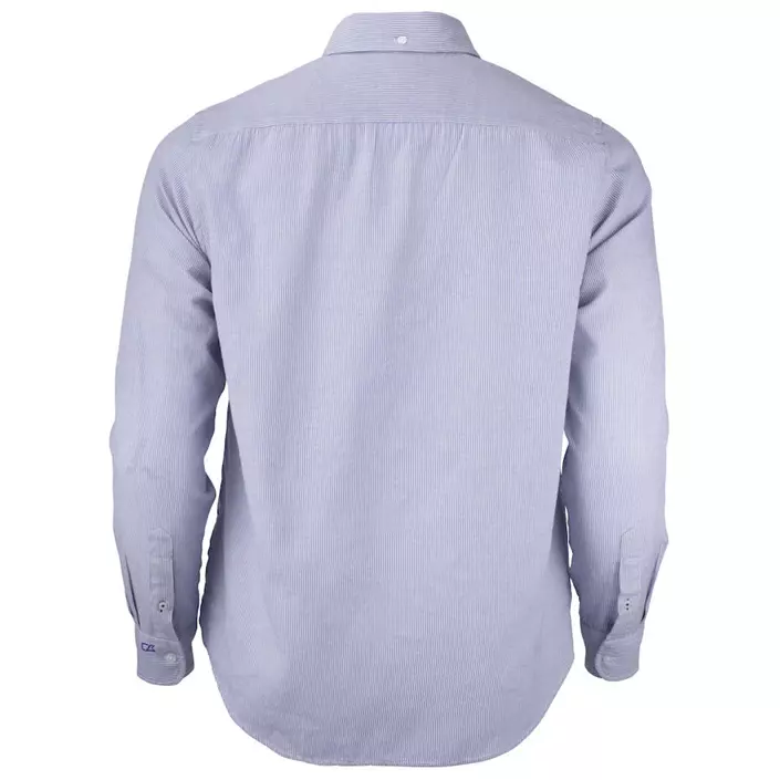 Cutter & Buck Belfair Oxford Modern fit skjorte, Blå/Hvid Stribet, large image number 1
