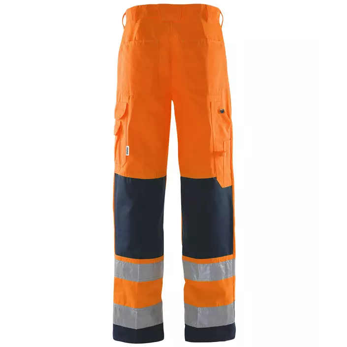 Fristads work trousers, Orange/Marine, large image number 1