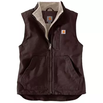 Carhartt Sherpa Mock dame vest, Dark brown
