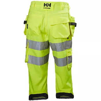 Helly Hansen Alna 3/4 Handwerkerhose, Hi-vis gelb/charcoal