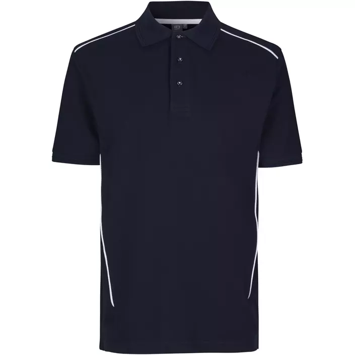 ID PRO Wear pipings polo T-shirt, Marine, large image number 0