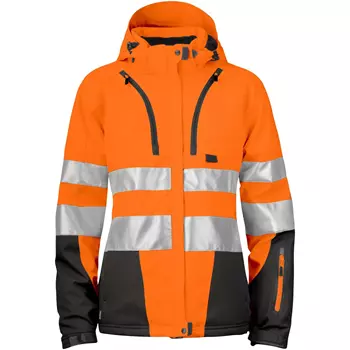 ProJob women's winter jacket 6424, Orange/Black