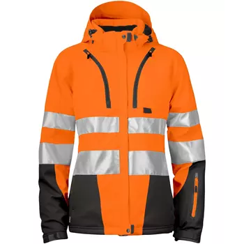 ProJob women's winter jacket 6424, Orange/Black
