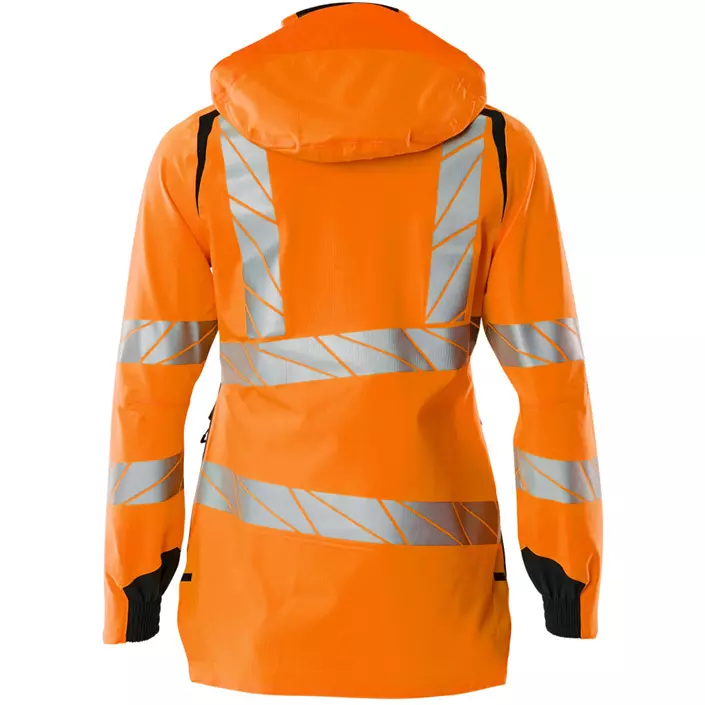 Mascot Accelerate Safe women's shell jacket, Hi-Vis Orange/Dark Marine, large image number 1
