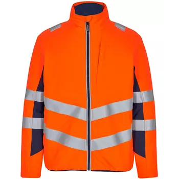 Engel Safety quilted jacket, Orange/Blue Ink