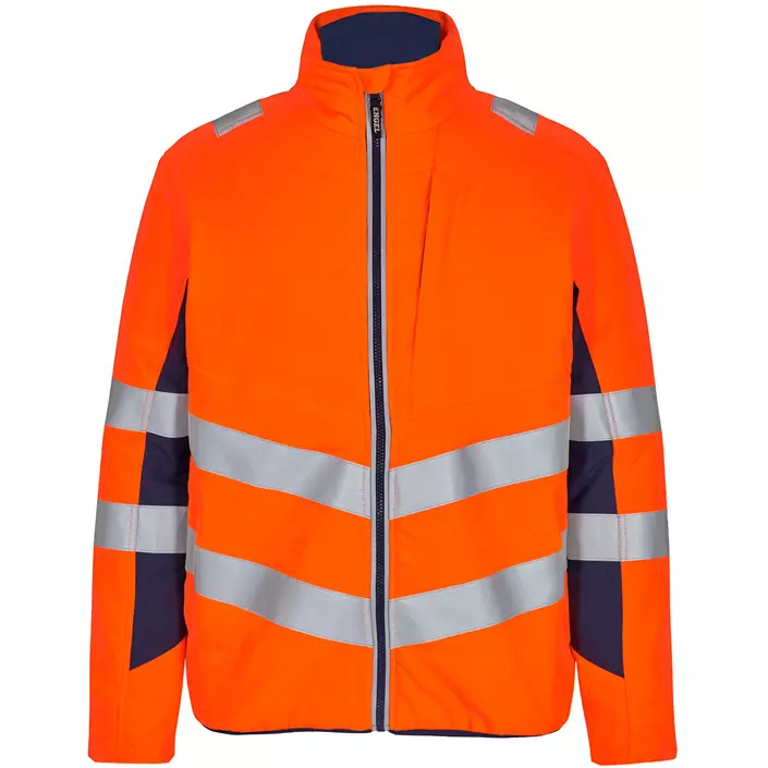 Engel Safety vattert jakke, Orange/Blue Ink, large image number 0