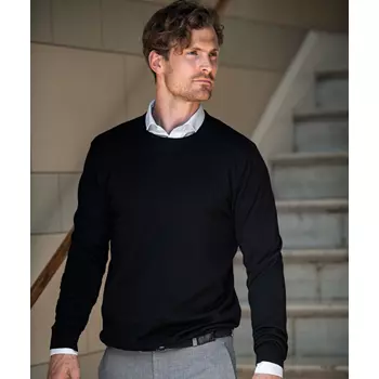 Nimbus Beaufort strikket genser med merinoull, Svart