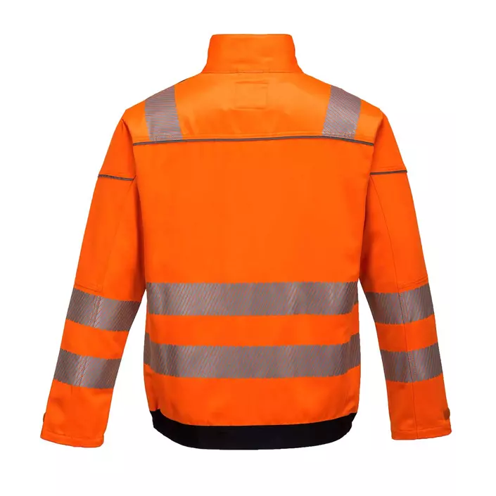 Portwest PW3 work jacket, Hi-Vis Orange/Black, large image number 1