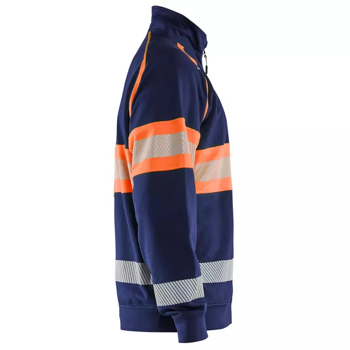 Blåkläder cardigan, Marine/Hi-Vis Orange, large image number 2