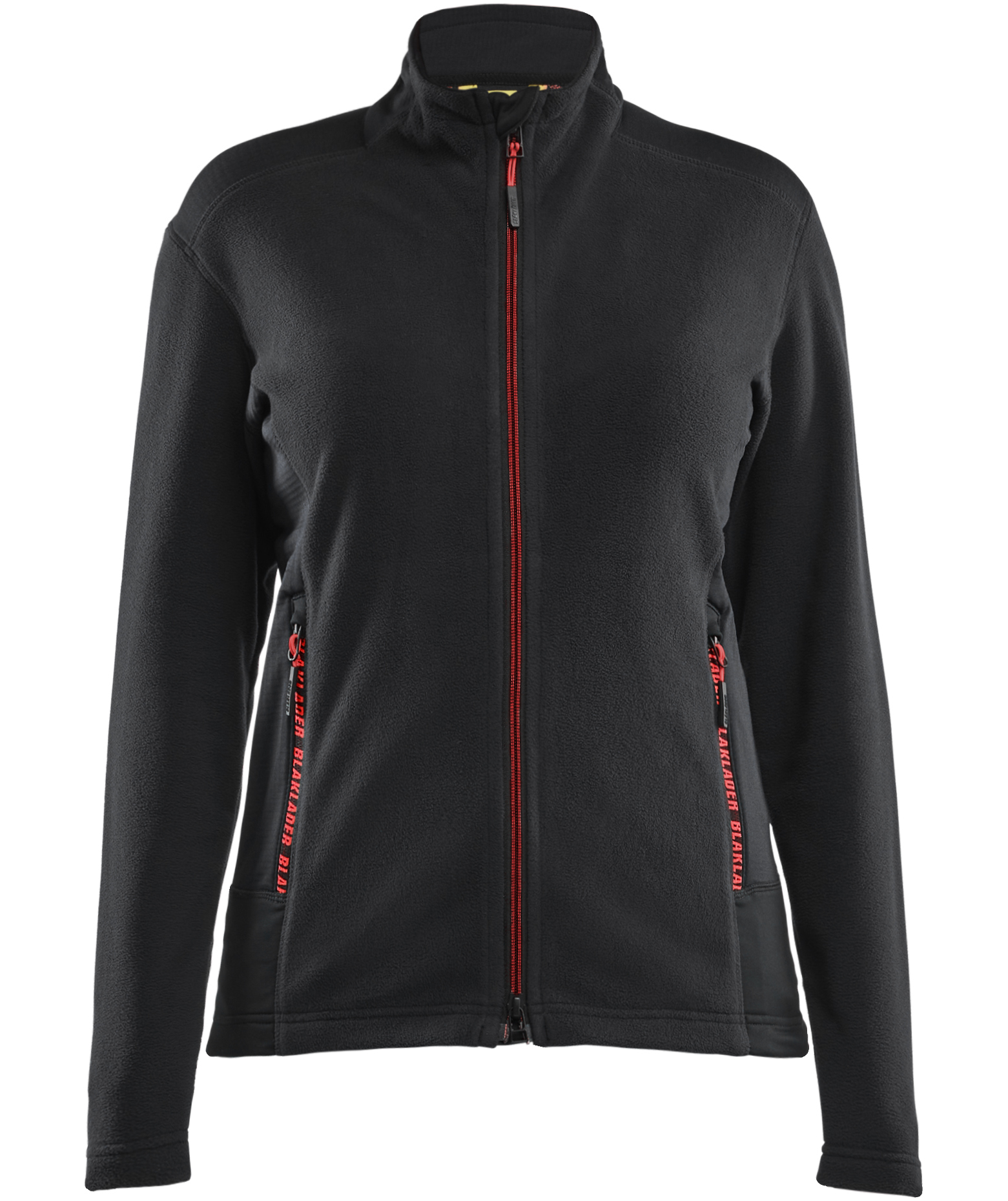 Bl&aring;kl&auml;der Unite women's microfleece sweater, Black/Red, large image number 0