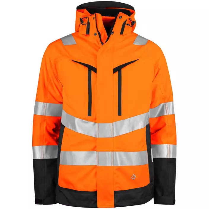 ProJob 3-in-1 work jacket, Hi-Vis Orange/Black, large image number 0