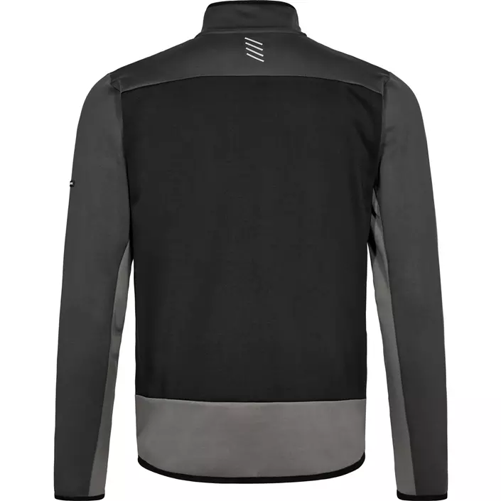 Engel Entire midlayer cardigan, Black/Anthracite Grey, large image number 3