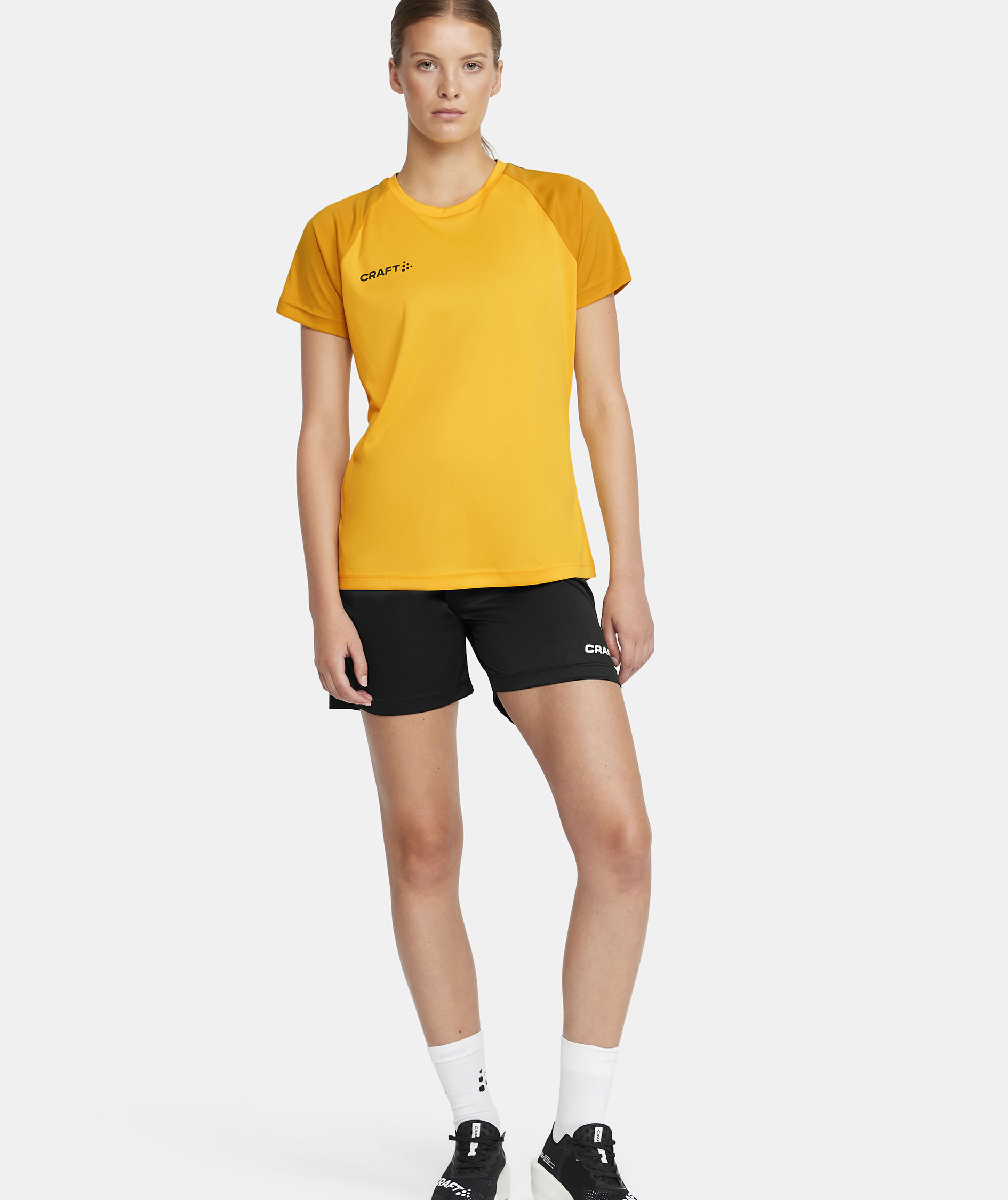 Craft Squad 2.0 Contrast T-shirt dam, Sweden Yellow-Golden, large image number 1