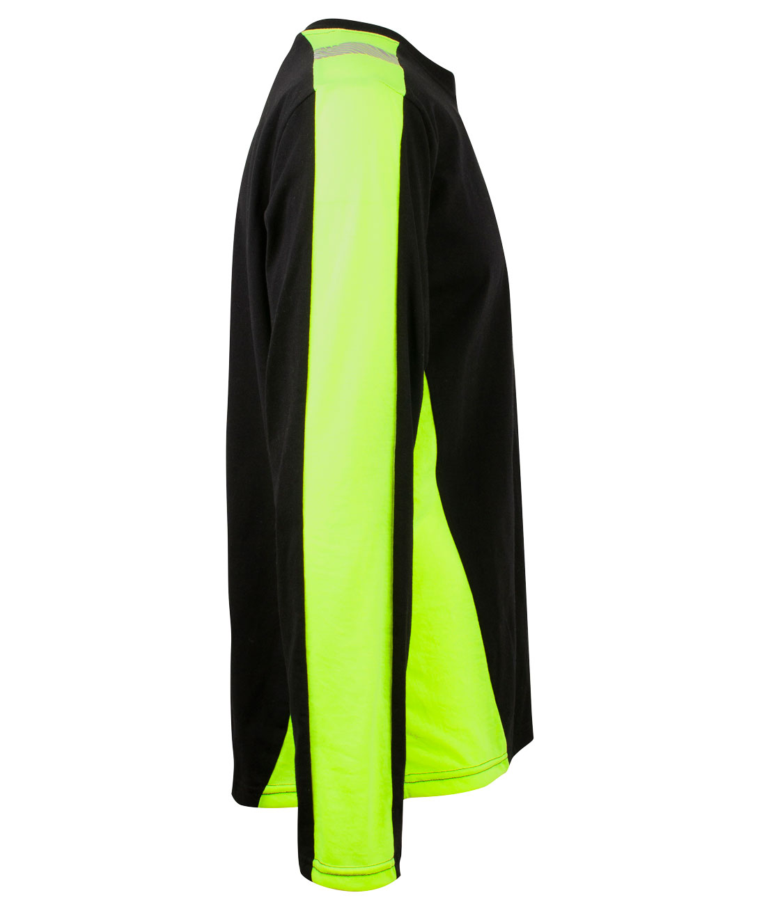 YOU Scranton lang&auml;rmliges Pro T-Shirt, Schwarz/Hi-Vis Gelb, large image number 3