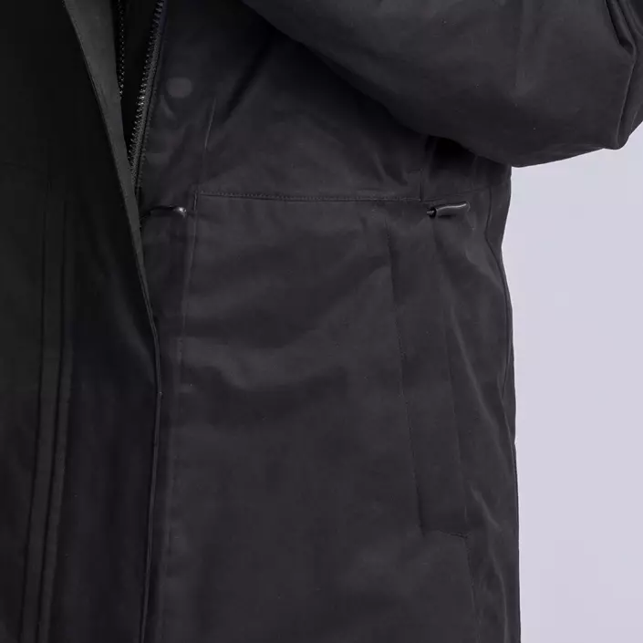 Pinewood dame vinter parkajakke, Black, large image number 6