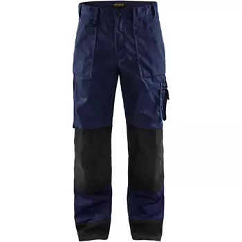 Blåkläder work trousers, Marine Blue/Black
