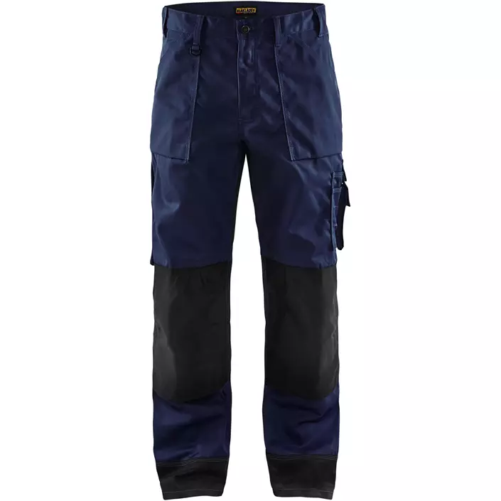 Blåkläder work trousers, Marine Blue/Black, large image number 0