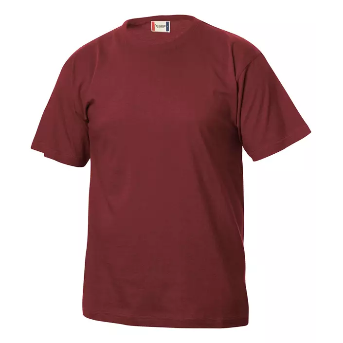 Clique Basic T-Shirt für Kinder, Bordeaux, large image number 0