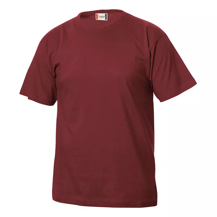 Clique Basic T-skjorte for barn, Bordeaux, large image number 0