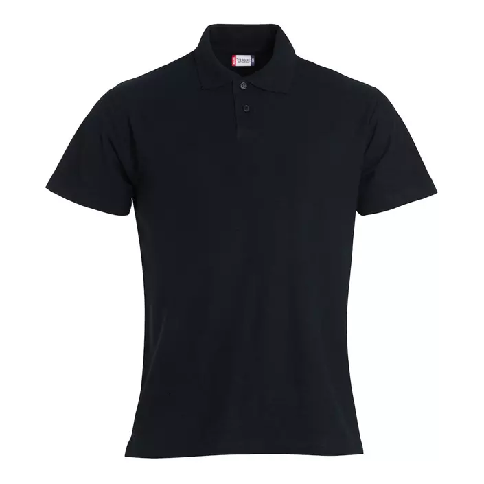 Clique Basic Polo T-shirt for barn, Svart, large image number 0