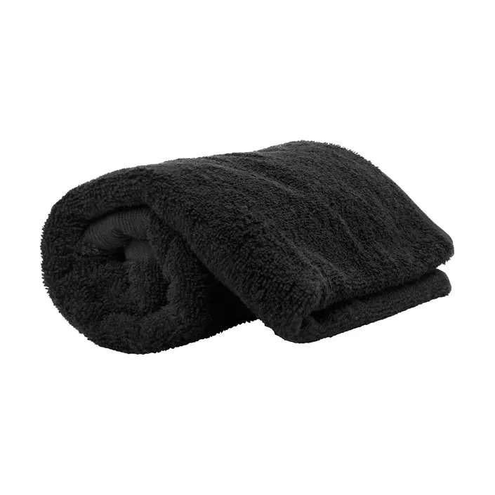 ID Frotté towel, Black, large image number 0